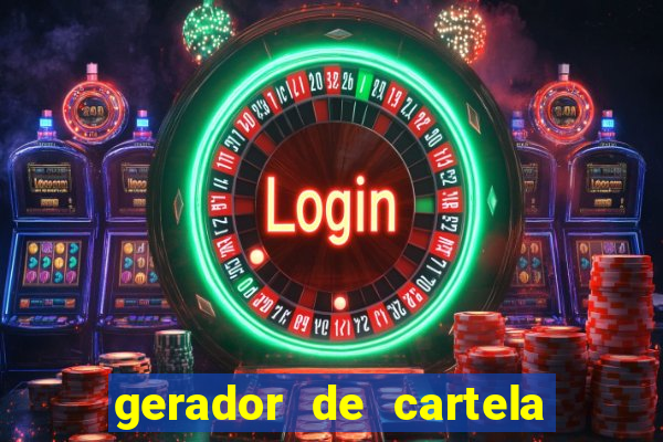 gerador de cartela de bingo